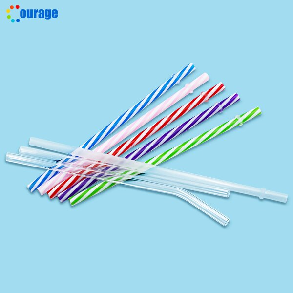 Reusable Straw Factory - OEM/ODM Custom Wholesale PP Hard Plastic Reusable Straw 19cm Glass