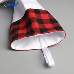 Christmas Stocking Blank Factory - OEM/ODM Custom Polyester Short Plush Fabric Stocking Sock