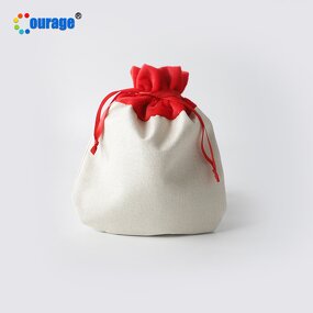 Christmas Tree Bag Factory - OEM/ODM Custom Polyester Linen Fabric Sublimation Bag Blank
