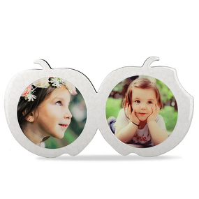 Photo Panel Manufacturer - OEM/ODM Custom Double Apple Shaped Sublimation MDF Photo Panel