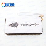 Sublimation Wallet Factory - OEM/ODM Custom Printing Zipper Long Sublimation Wallet Blank