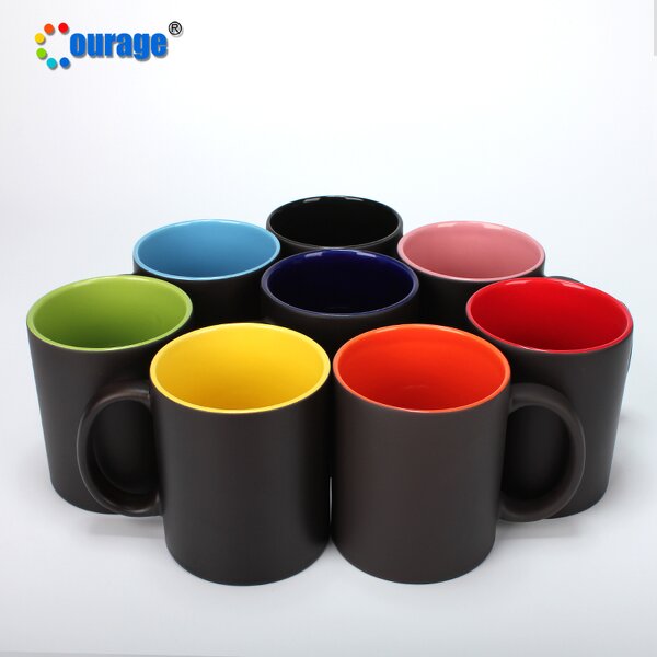 Magic Mug Factory - OEM/ODM Custom 11oz Colorful Inner Heat Blank Color Changing Ceramic Mug
