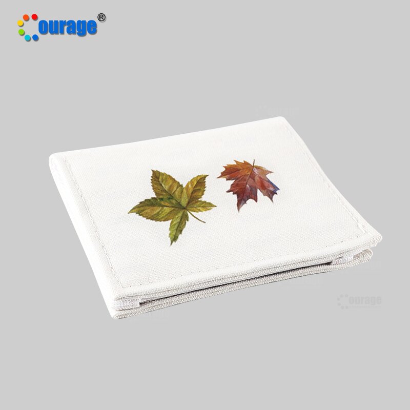 Canvas Wallet Manufacturer - OEM/ODM Custom Environmental Foldable Sublimation Canvas Wallet Blank