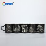 Magic Cup Manufacturer - OEM/ODM Custom Heart Handle Heat Sensitive Color Changing Sublimation Magic Mug