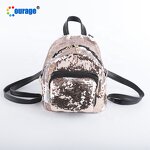 Sequin Backpack Manufacturer - OEM/ODM Custom Sublimation Printing Women PU Mini Mermaid Sequin Backpack