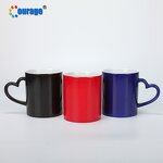 Magic Mug Manufacturer - OEM/ODM Custom Heart Handle Glossy Sublimation Color Changing Ceramic Magic Mug