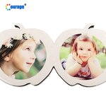 Photo Panel Manufacturer - OEM/ODM Custom Double Apple Shaped Sublimation MDF Photo Panel