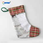 Sequin Christmas Stocking Manufacturer - OEM/ODM Custom Hot Selling Sequin Stocking for Sublimation