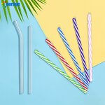 Reusable Straw Factory - OEM/ODM Custom Wholesale PP Hard Plastic Reusable Straw 19cm Glass