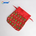 Drawstring Bag Blank Factory - OEM/ODM Custom Wholesale Sublimation Christmas Tree Storage Bag