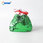 Christmas Gift Bag Manufacturer - OEM/ODM Custom Cheap Sequin Drawstring Sublimation Bag