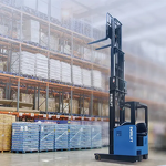 Electric Reach Truck Manufacturer - OEM/ODM Custom 2ton Stand on Reach Truck Forklift for Narrow Aisle