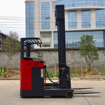 Electric Reach Truck Manufacturer - OEM/ODM Custom 2ton Stand on Reach Truck Forklift for Narrow Aisle