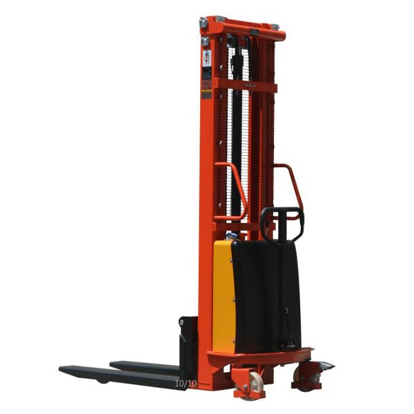 Semi Electric Stacker Manufacturer - OEM/ODM Custom 1.0Ton 1.5Ton 2.0Ton Semi Electric Pallet Stacker Walkie Handle