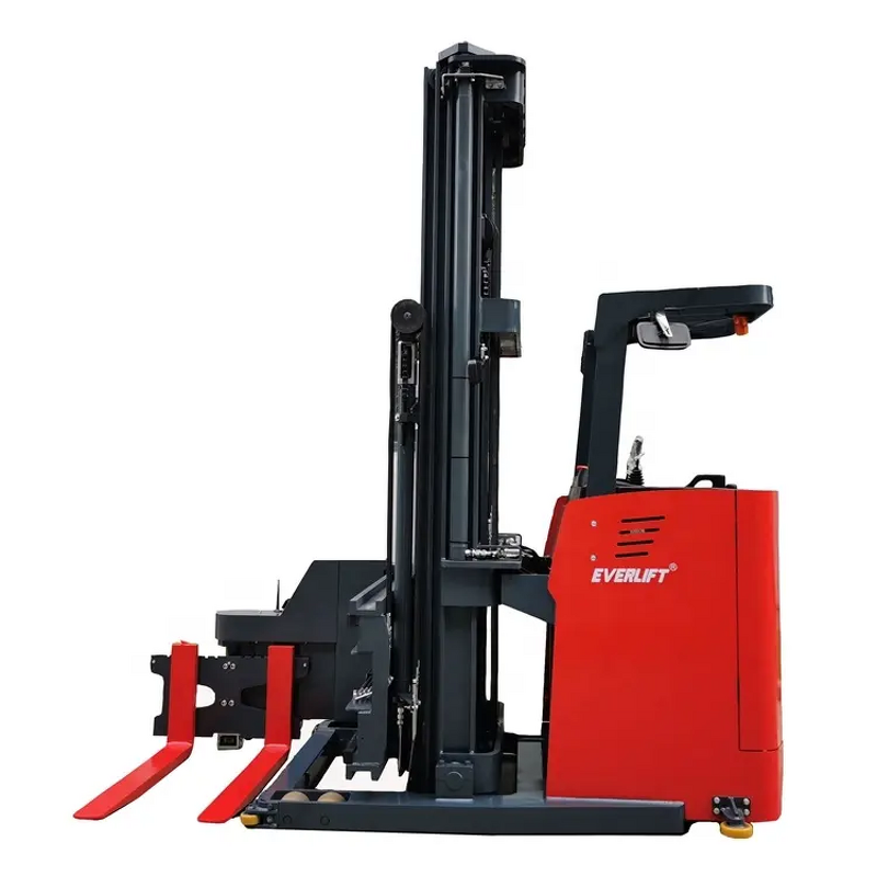Electric Reach Truck Manufacturer - OEM/ODM Custom 1.5 Ton 3 Way Electric Reach Truck Side Shifter New Model