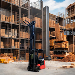 Electric Forklift Manufacturer - OEM/ODM Custom New 1.5 Ton 3 Wheel Mini Counterbalanced Electric Forklift Truck