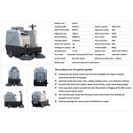 Rider on Cleaning Machine Factory - OEM/ODM Custom Rider on Cleaning Machine Floor Cleaner Electric Sweeper Double Brush