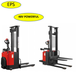 Electric Stacker Factory - OEM/ODM Custom 2.0Ton Full Electric Stacker Pallet Stacker 3000mm 4000mm