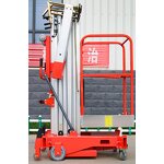 Semi Electric Scissor Lift Manufacturer - OEM/ODM Custom 150kgs Semi Electric Scissor Lift Platform Aluminum Electric