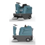 Ride on Floor Sweeper Factory - OEM/ODM Custom M1250 Ride on Floor Street Cleaning Sweeping Machine Sweeper Machine