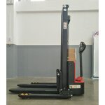 Electric Stacker Manufacturer - OEM/ODM Custom Electric Stacker 1200kg 1500kg 3m 5m 6m Straddle Legs