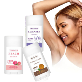 Body Armpit Odor Remover Stick Coconut Natural Anti-perspiring Deodorant Antiperspirant Deodorant Stick for Men Women