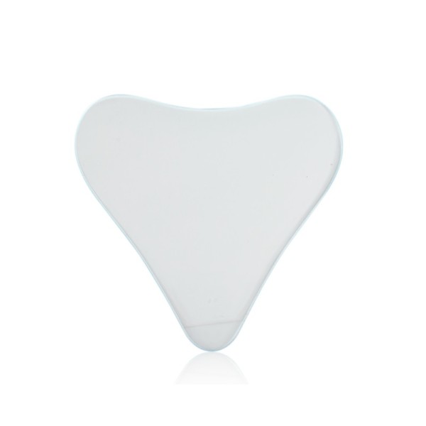 Reusable Transparent Silicone Eye Chest Patch Moisturizing Anti-Wrinkle Eye Pad in Heart Shape Washable Sheet