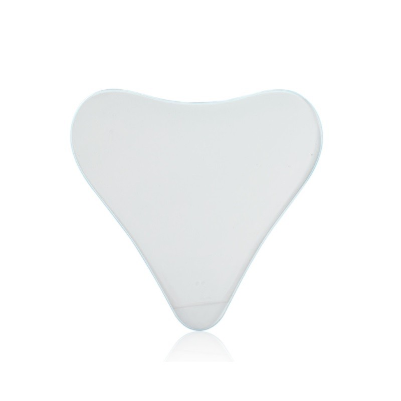 Reusable Transparent Silicone Eye Chest Patch Moisturizing Anti-Wrinkle Eye Pad in Heart Shape Washable Sheet