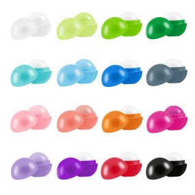 Customizable Fruity Flavor Jelly Lip Balm Moisturizing Repair Lipstick with Butter Oil Plumper Round Lipgloss Lip Care Feature