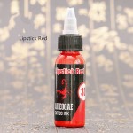 Customizable 30ml/1oz Set of 16 Famous Colors Semi-Permanent Temporary Lip Tattoo Ink Henna Black Tattoo Ink