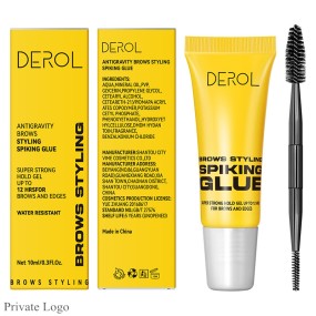 私人标志防水有机眉毛固定凝胶明确强持蜡灵活提升和层压眉形凝胶