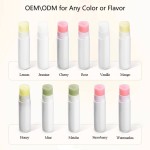 Natural Moisturizing Lipstick Makeup Ball Lip Balm Fruit Flavor Multi Flavors Lip Balm Round Ball 12g