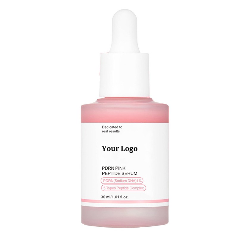 Private Label Korean Skin Care PDRN Salmon Ampoule Serum Moisturizing Brighten PDRN Serum Whitening PDRN Pink Glass Glow Serum