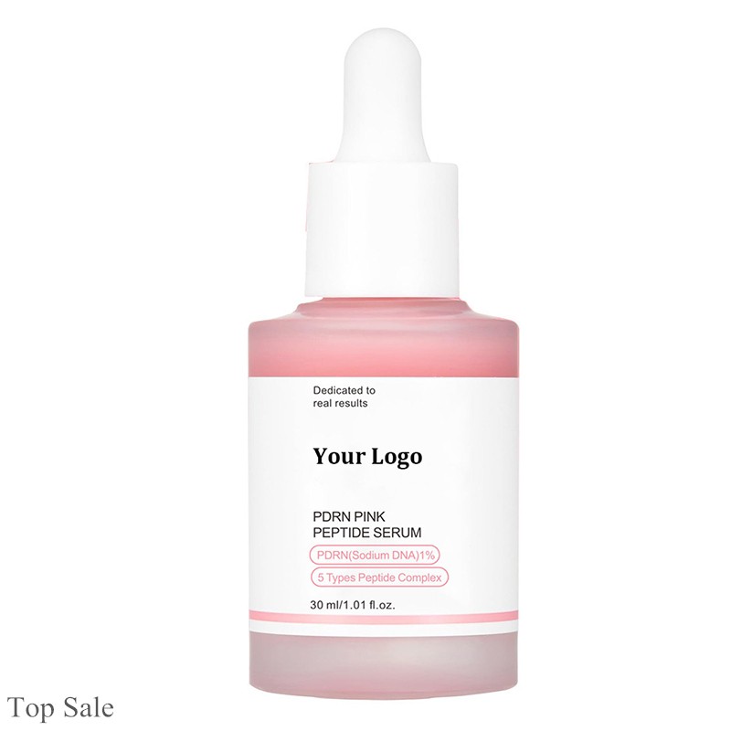 Pink Glow Anti-Aging Skin Booster Serum PDRN Serum Hyaluronic Acid Niacinamide Peptide Salmon DNA for Face Whitening Skin Care