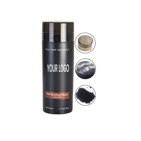 Private Label Japanese Organic Keratin Hair Fibers Spray Powder Bio Protein Hair Illusion Real Hair Building Fibers for Men