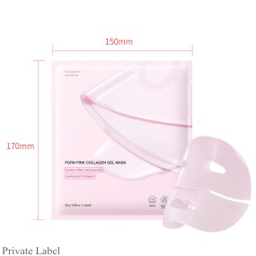 PINK PDRN Hydrogel Collagen Facial Patches Moisturizing Hydrating Face Mask Sheet Gel for Beauty Skin Care