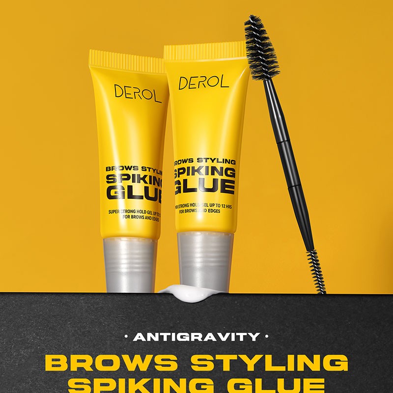 Private Logo Waterproof Organic Eyebrow Fixing Gel Clear Strong Hold Wax Flexible Lifting and Laminating Eyebrow Shaped Gel