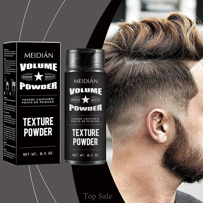 Private Label Matte Fluffy Dry Shampoo Hair Volume Fiber Powder for Men Strong Hold Oil-Control Styling Effect Texturizing