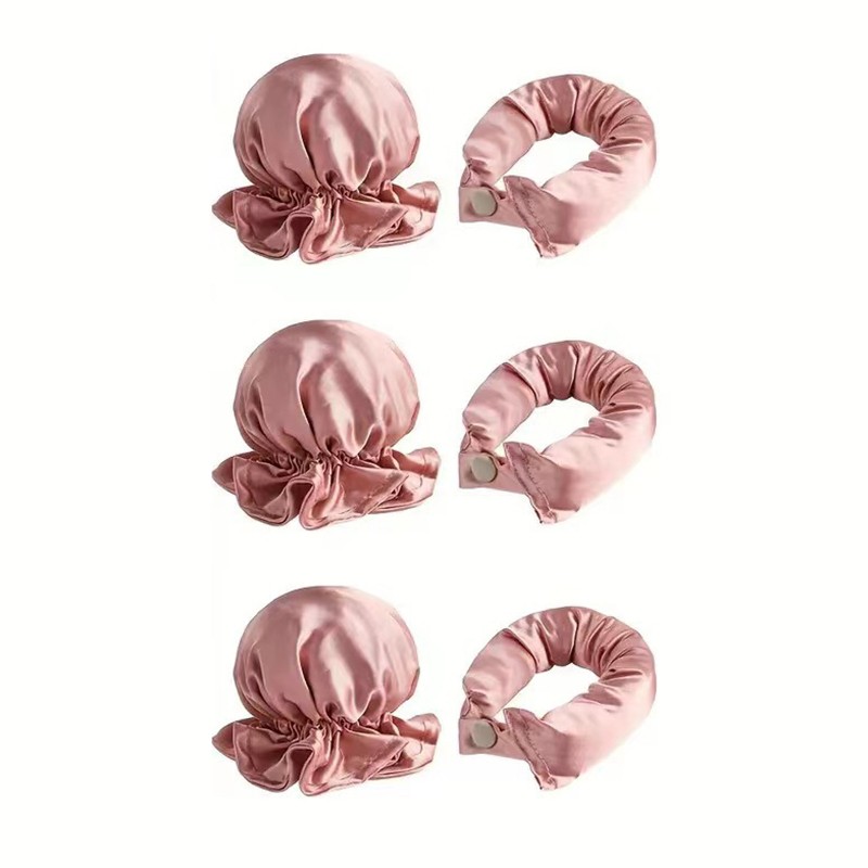 Wholesale Custom Portable Heatless Curls Silk Headband French Curls Heatless Curling Set Soft Sleeping Hair Roller for Women