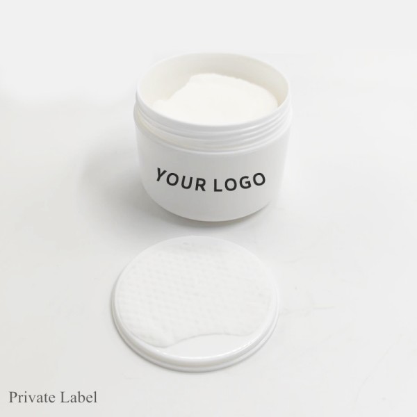 OEM Skin Care Hydrating Cotton Facial Pads Gentle Exfoliating Salicylic Acid Pore Pads Natural Soothing Toner Face 55 Pads