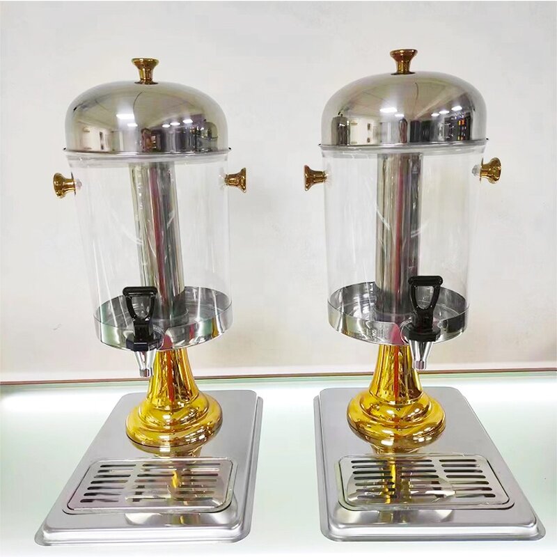 Water Juice Dispenser Factory - OEM/ODM Custom 201 Stainless Steel Thermal Hot Cold Water Juice Dispenser