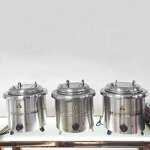 Electric Soup Warmer Pot Factory - OEM/ODM Custom 304 Portable Counter Top Stainless Steel Electric Soup Warmer Pot