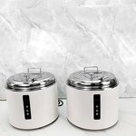 Soup Warmer Station Factory - OEM/ODM Custom 10L Electric Soup Pot Stainless Steel Glass Round Catering Chafing Dish