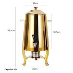 Coffee Dispenser Factory - OEM/ODM Custom Hotel 13L Stainless Steel Hot Tea Coffee Warmer Dispenser