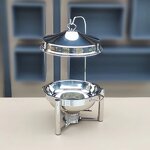 Food Warmer Set Manufacturer - OEM/ODM Custom Design Modern Luxury Stainless Steel Gold Heater Chafing Dish Set