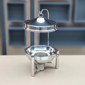 Food Warmer Set Manufacturer - OEM/ODM Custom Design Modern Luxury Stainless Steel Gold Heater Chafing Dish Set