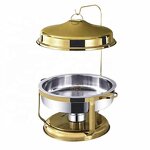 Chafing Dish Factory - OEM/ODM Custom Luxury Restaurant Buffet Set Stainless Steel Food Warmer Custom Gold