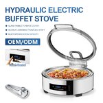 Electric Hot Pot Warmer Manufacturer - OEM/ODM Custom Wholesale Buffet Set Food Warmer Commercial Rectangular Hot Pot