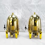 Coffee Dispenser Manufacturer - OEM/ODM Custom 12L Golden Stainless Steel Coffee Dispenser Heating Drink Container