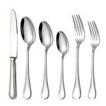 Flatware Set Factory - OEM/ODM Custom Hot Sale OEM ODM Logo Luxury Flatware Set Sustainable Stainless Steel